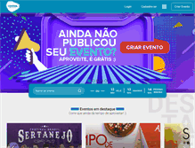 Tablet Screenshot of centraldoseventos.com.br